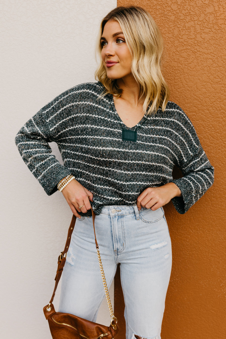 The Johanna Drop Shoulder Raglan Sweater  - FINAL SALE