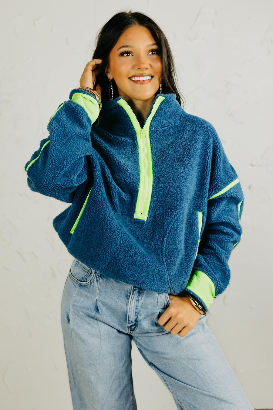 The Angel Fleece Zipper Pullover