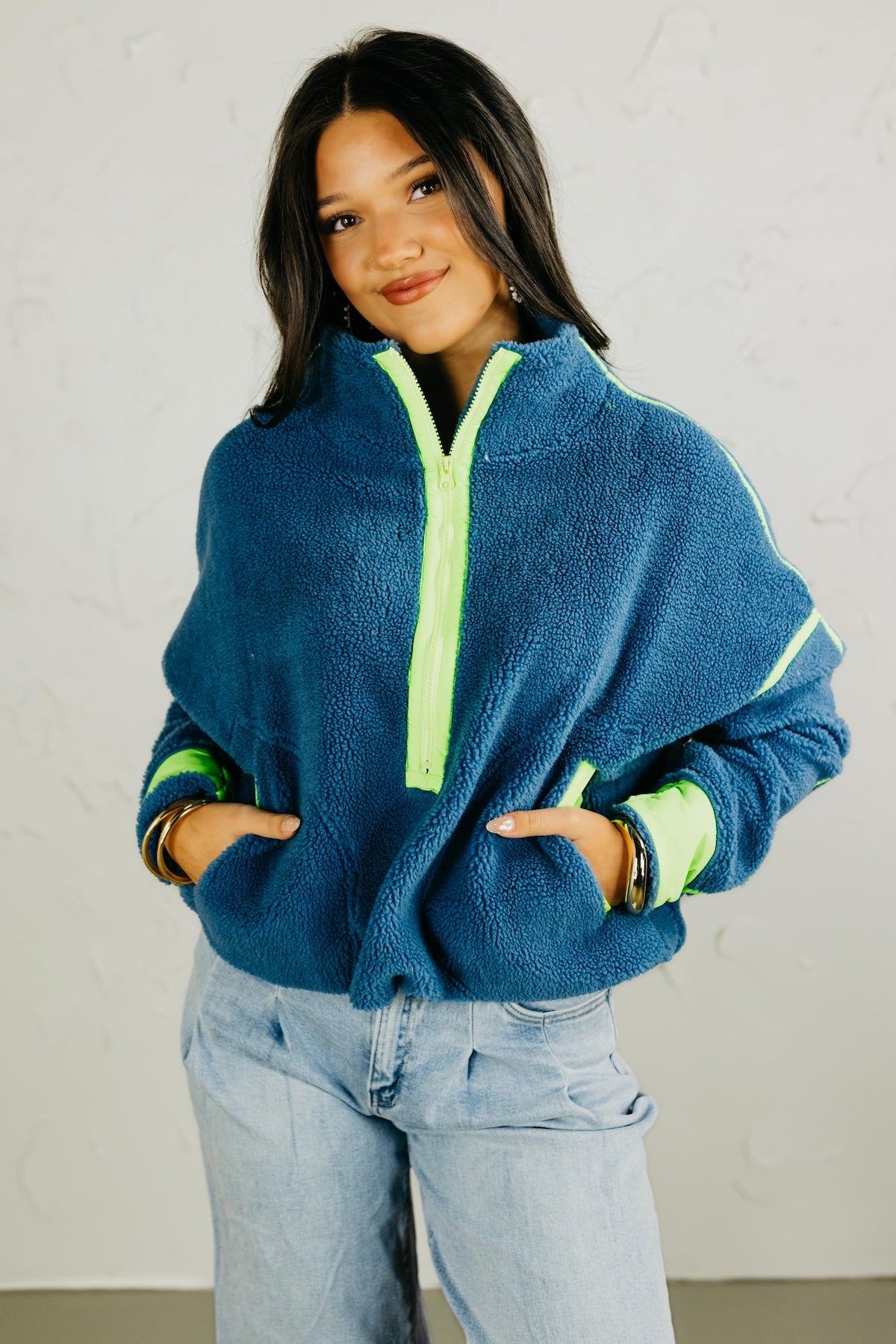 The Angel Fleece Zipper Pullover