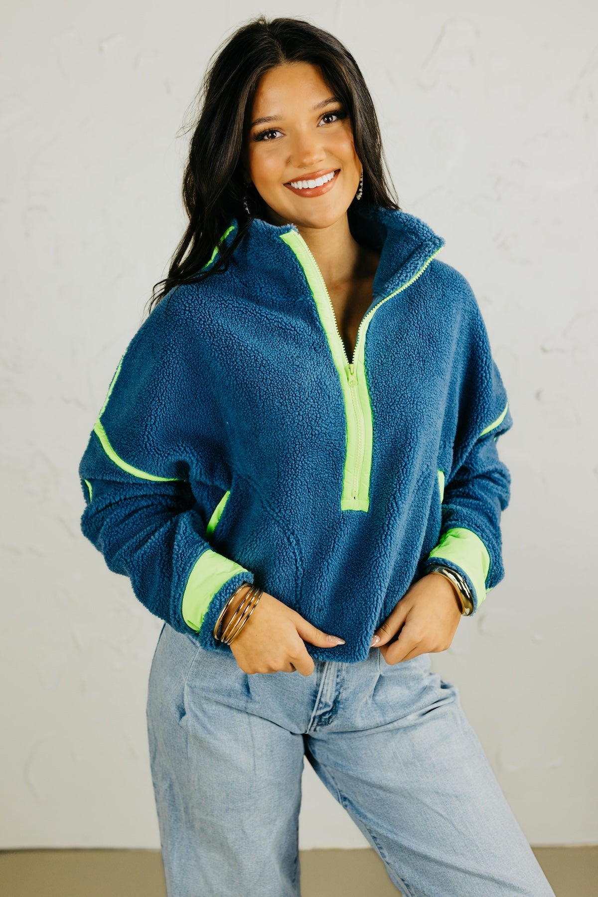 The Angel Fleece Zipper Pullover