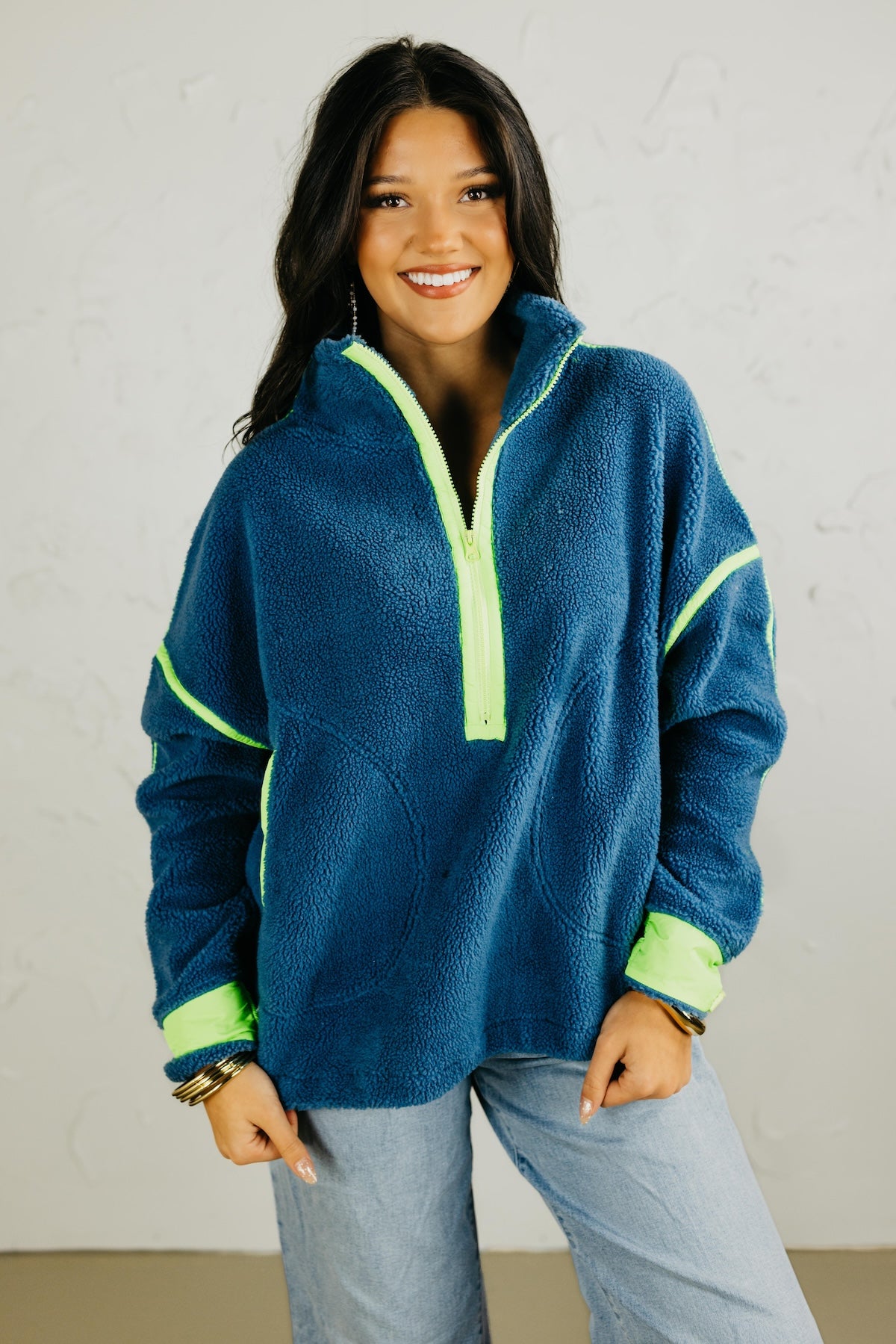 The Angel Fleece Zipper Pullover