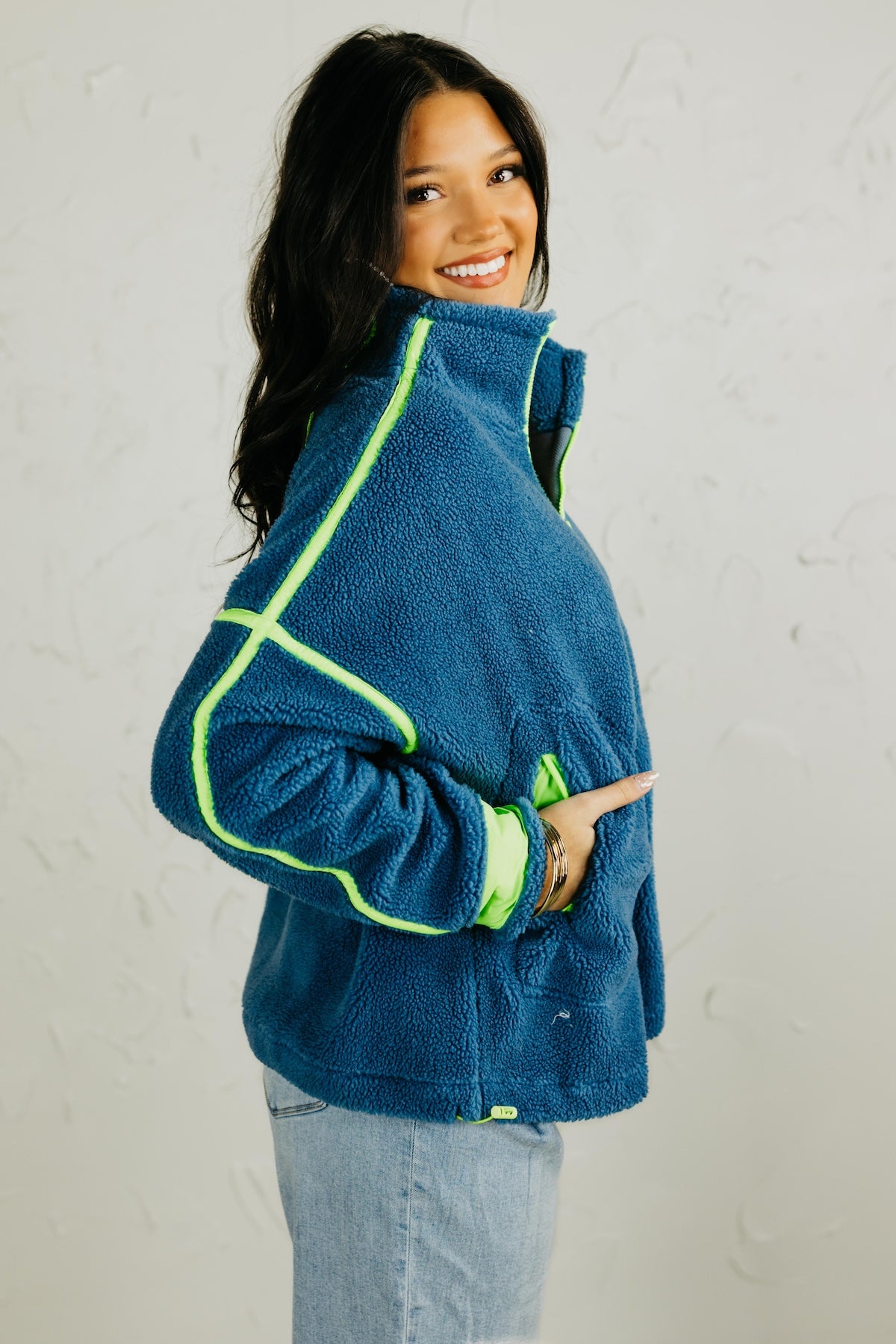 The Angel Fleece Zipper Pullover