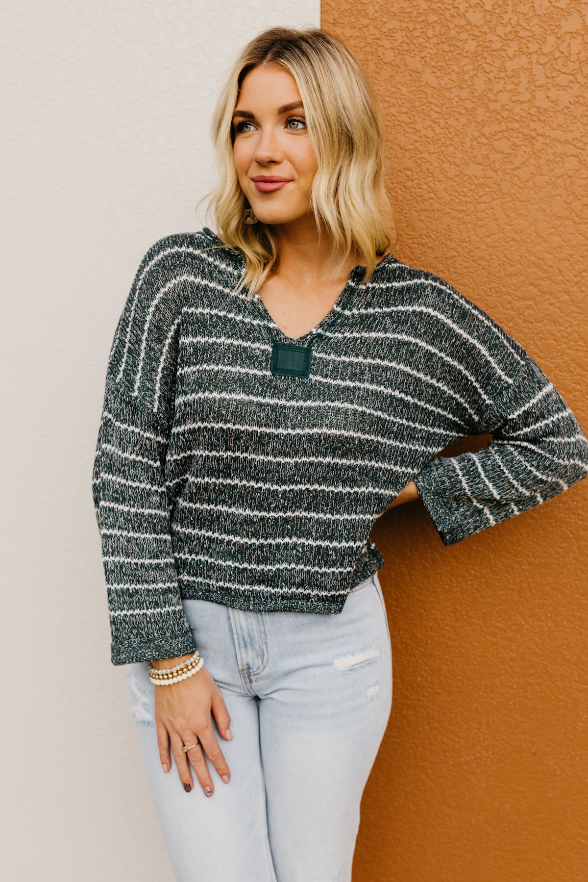 The Johanna Drop Shoulder Raglan Sweater  - FINAL SALE