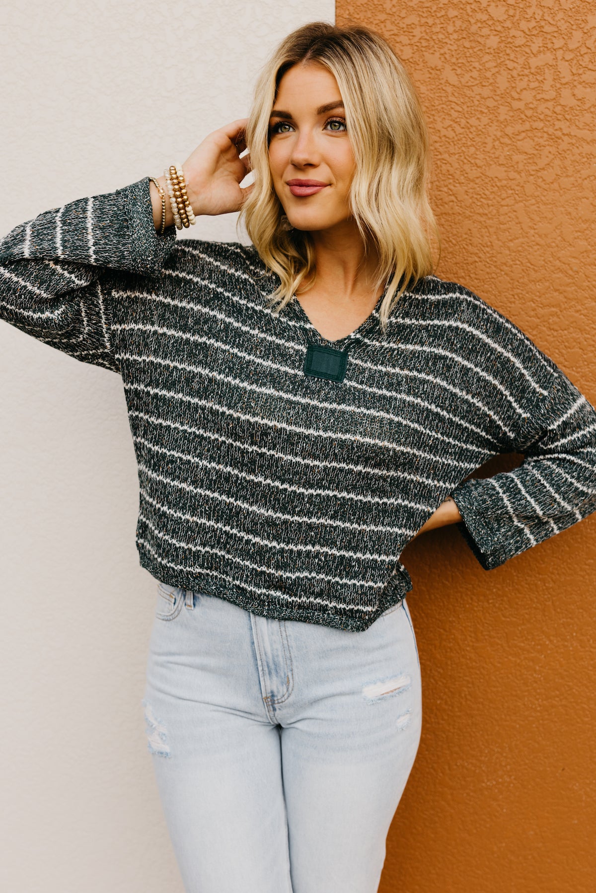 The Johanna Drop Shoulder Raglan Sweater  - FINAL SALE