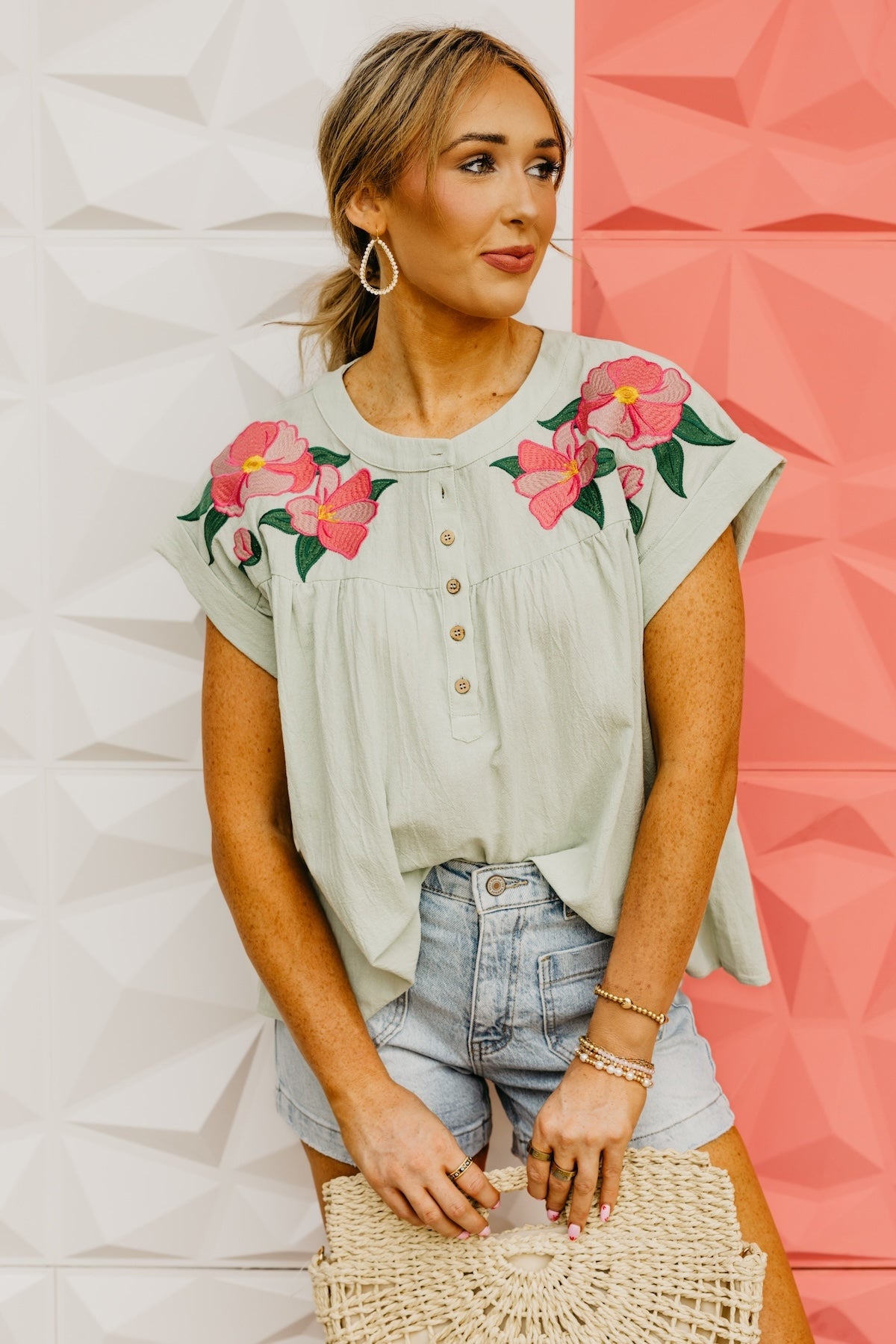 The Princeton Floral Embroidered Top