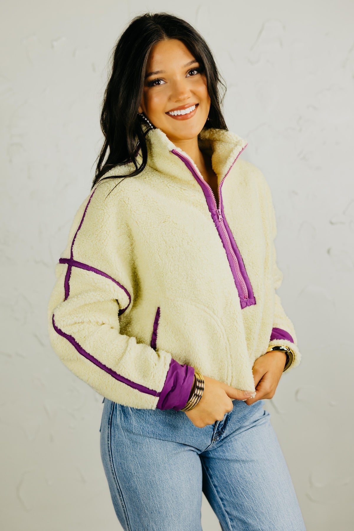The Angel Fleece Zipper Pullover