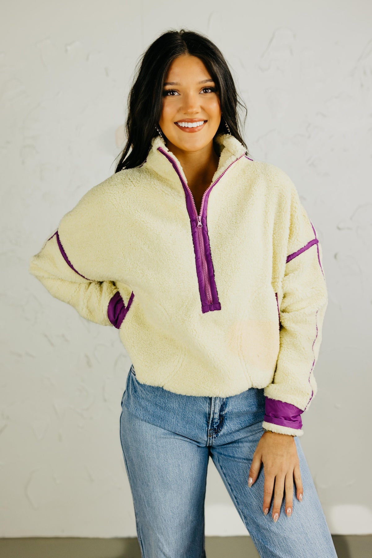 The Angel Fleece Zipper Pullover