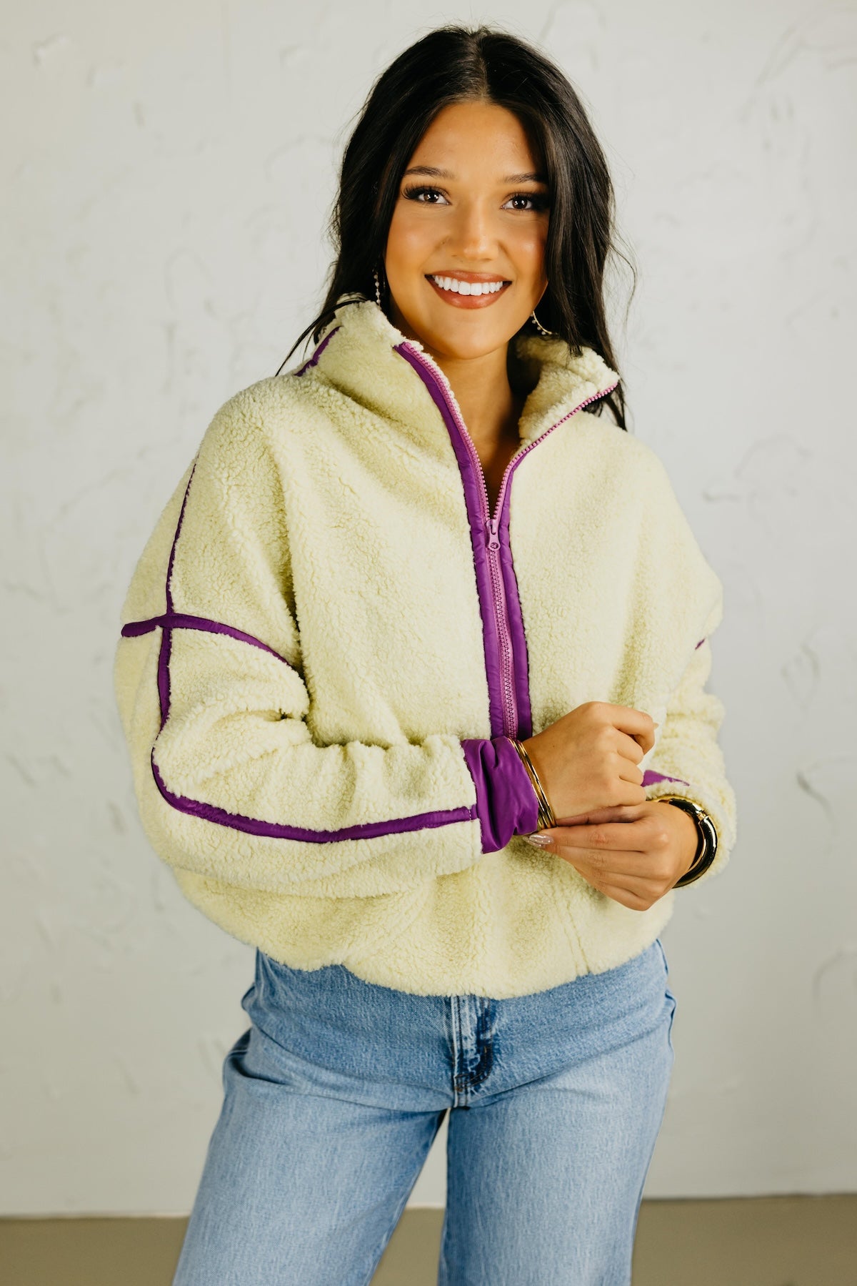 The Angel Fleece Zipper Pullover