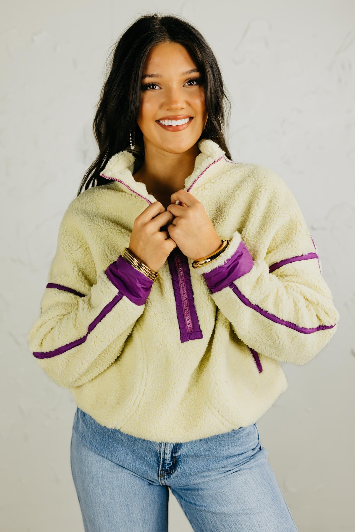 The Angel Fleece Zipper Pullover