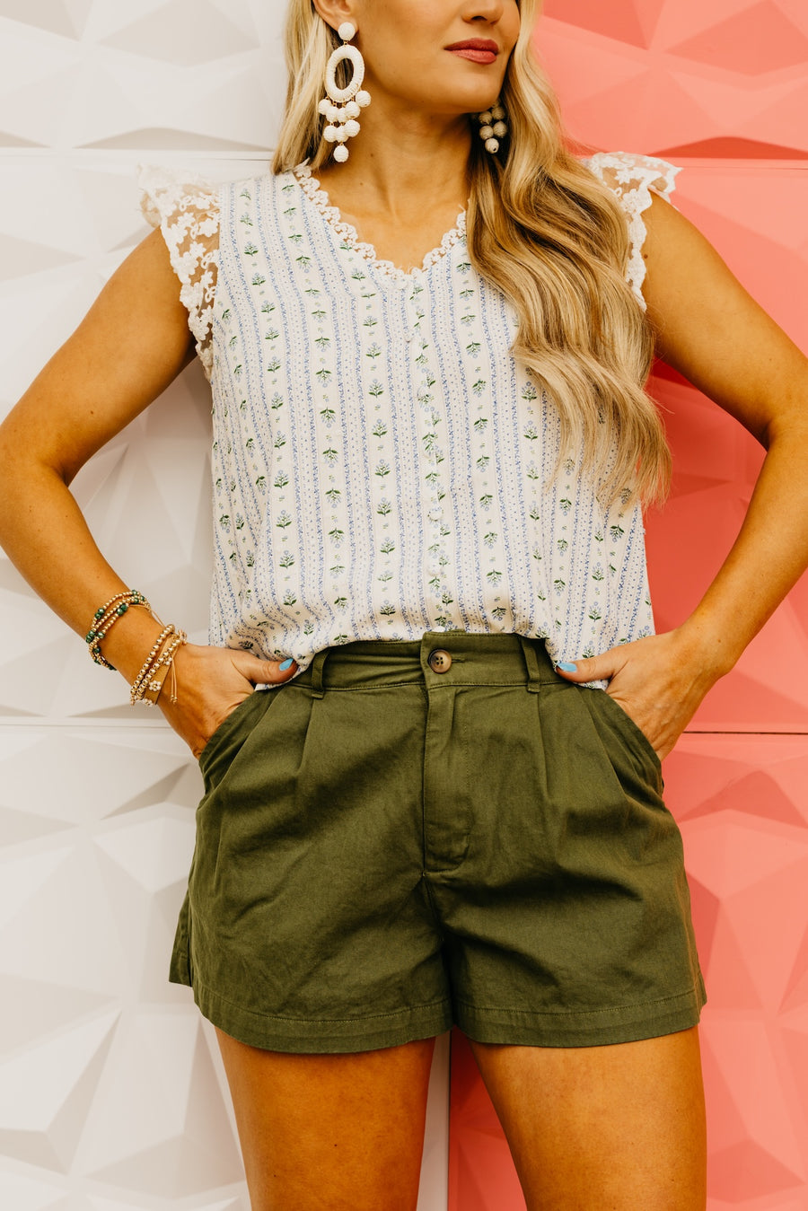 The Israel Pleated Shorts