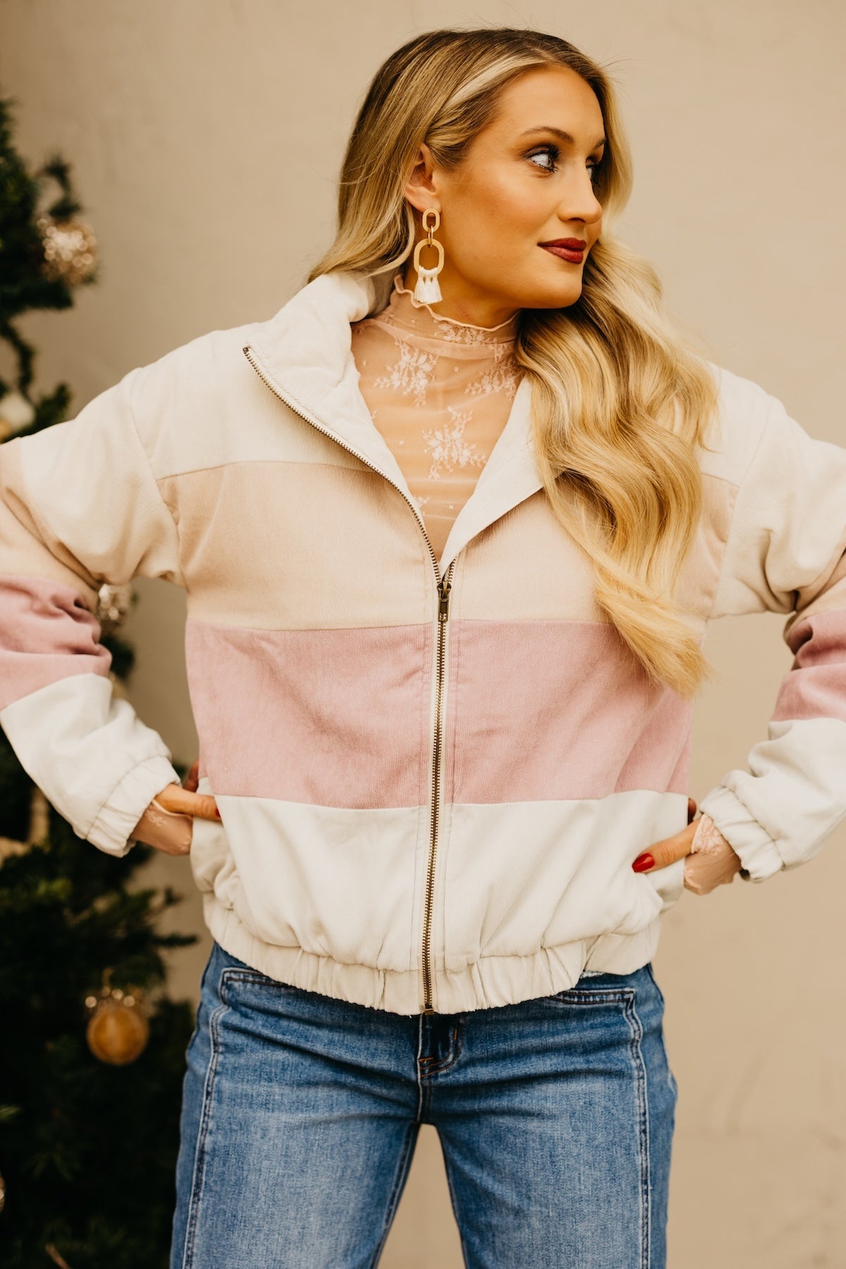 The Bentley Color Block Jacket | MOD Boutique