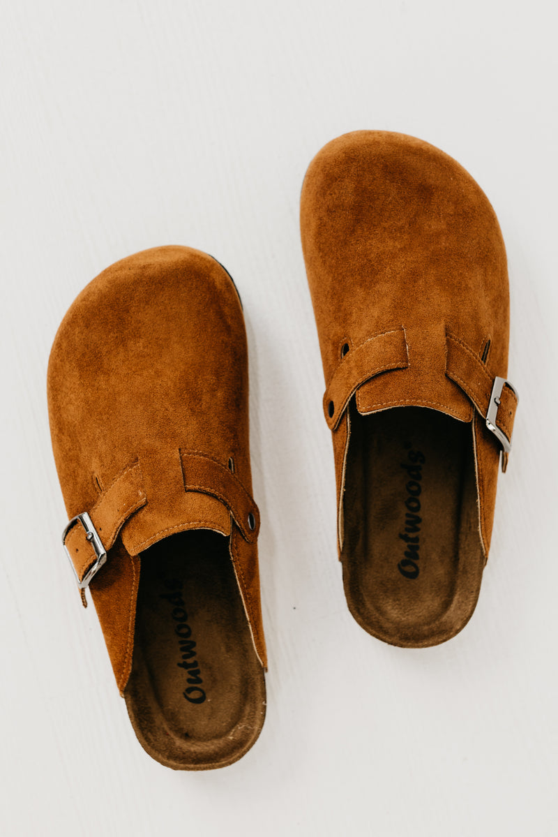 The Bria Slip On Buckle Clog | Whiskey