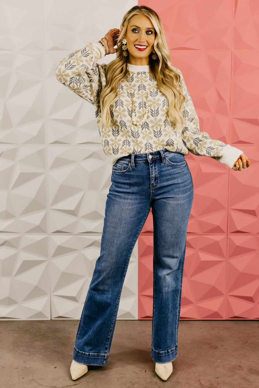 The Angelina Floral Sweater
