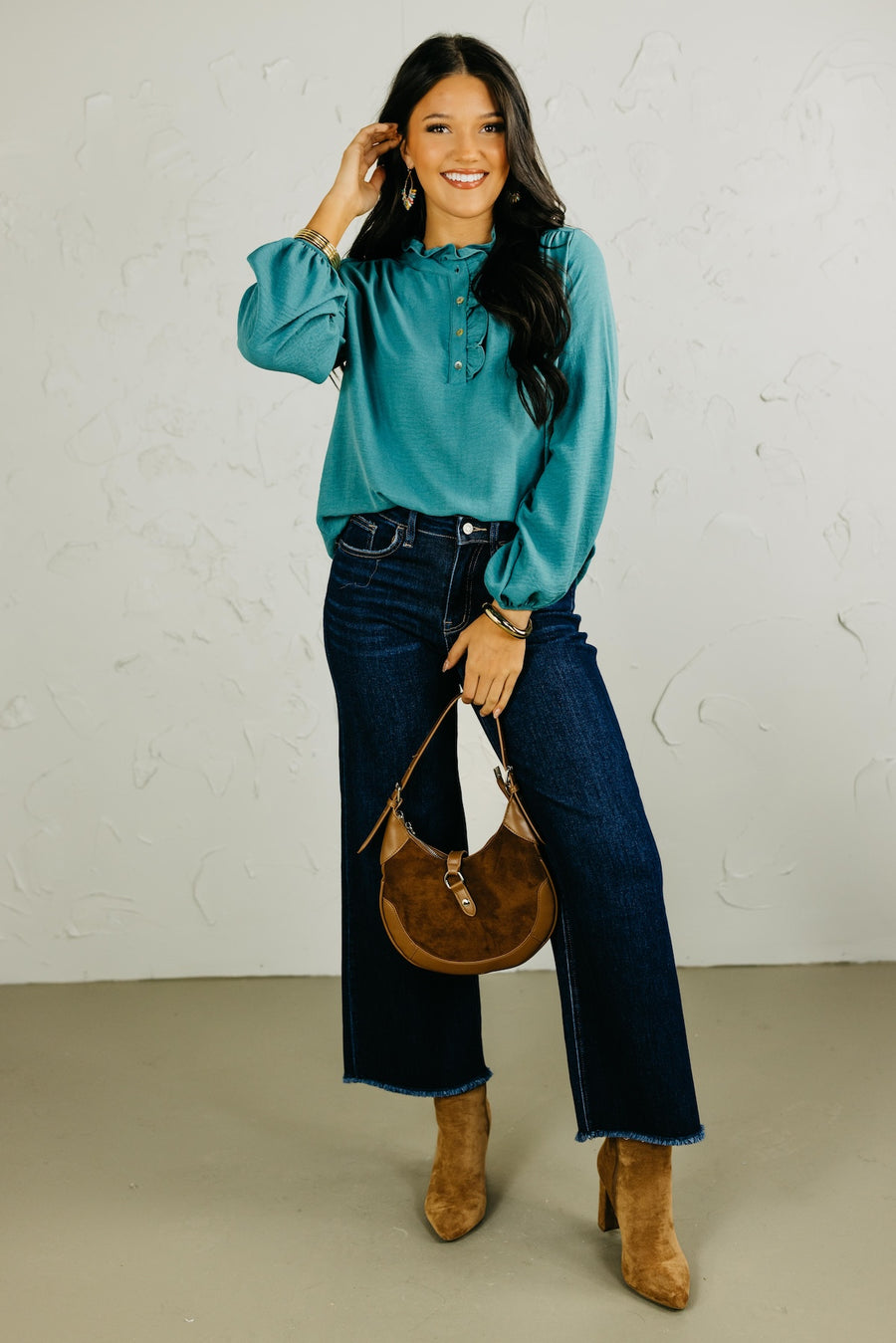 The Bart Ruffle Detail Blouse