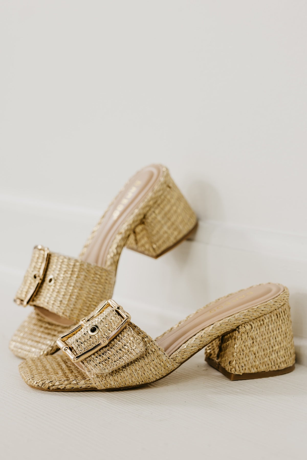 The Bobbie Metallic Block Heel