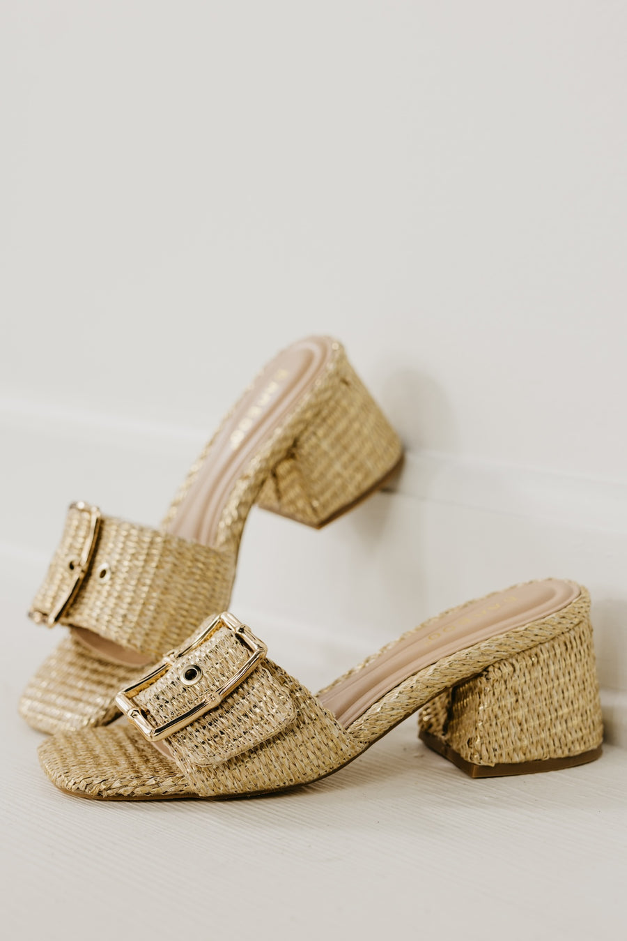 The Bobbie Metallic Block Heel
