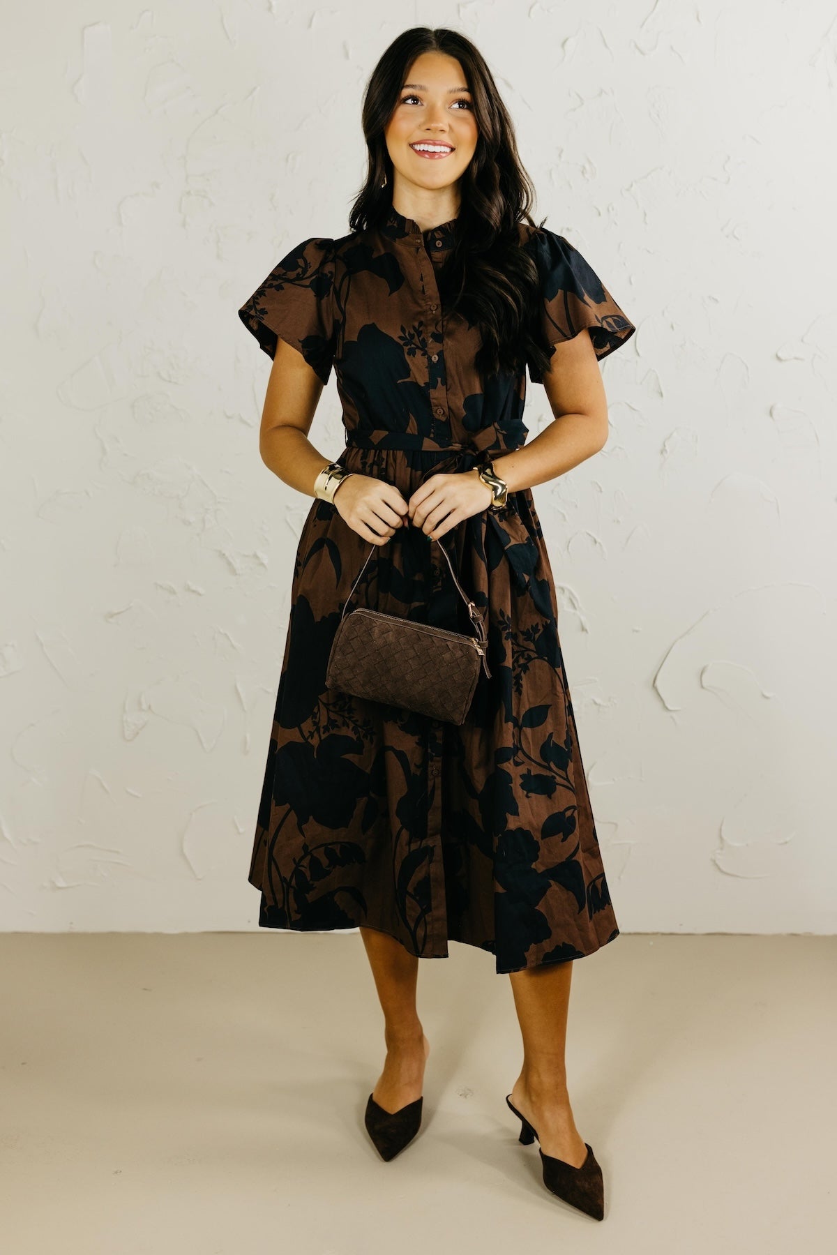The Somerton Floral Midi Dress