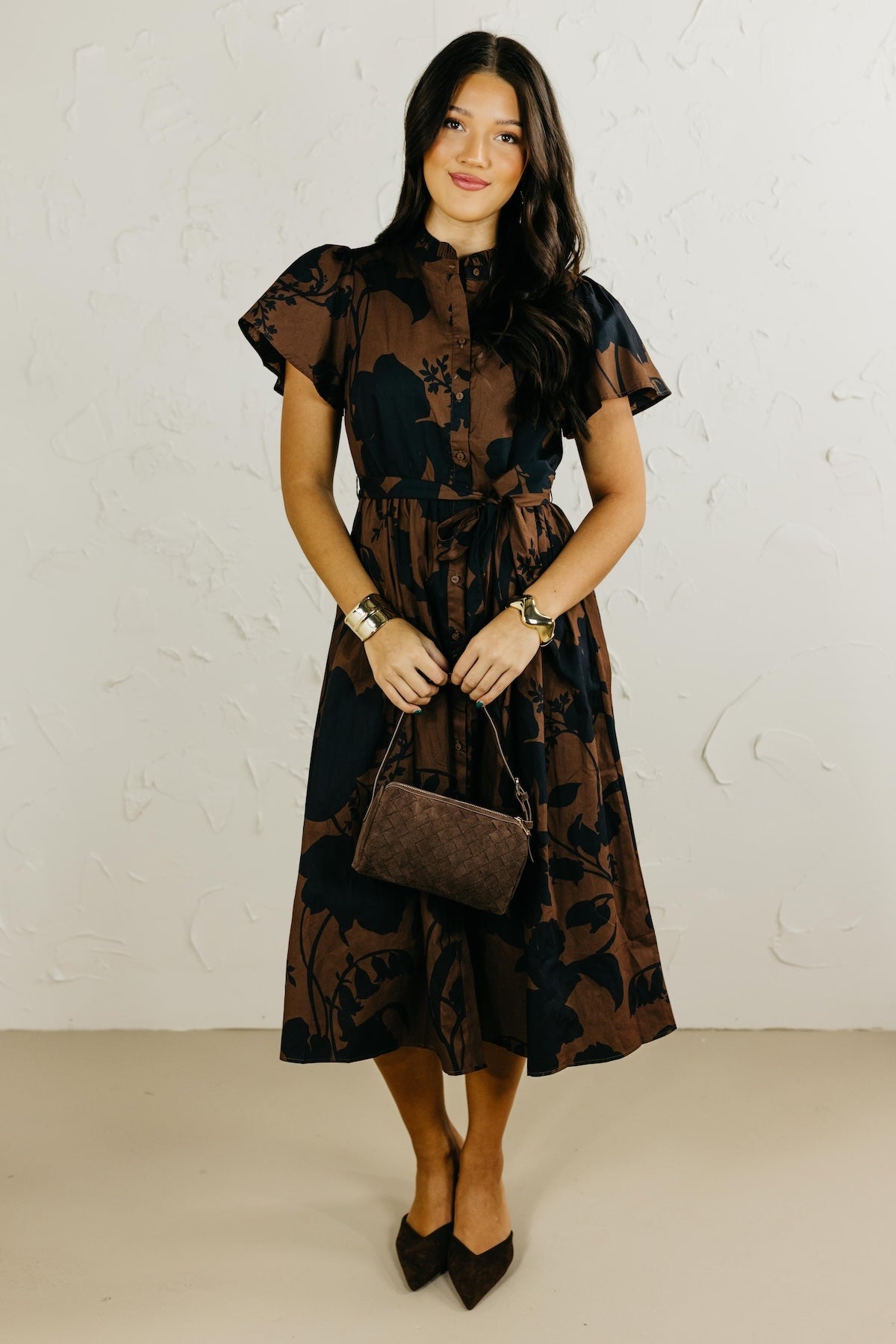 The Somerton Floral Midi Dress