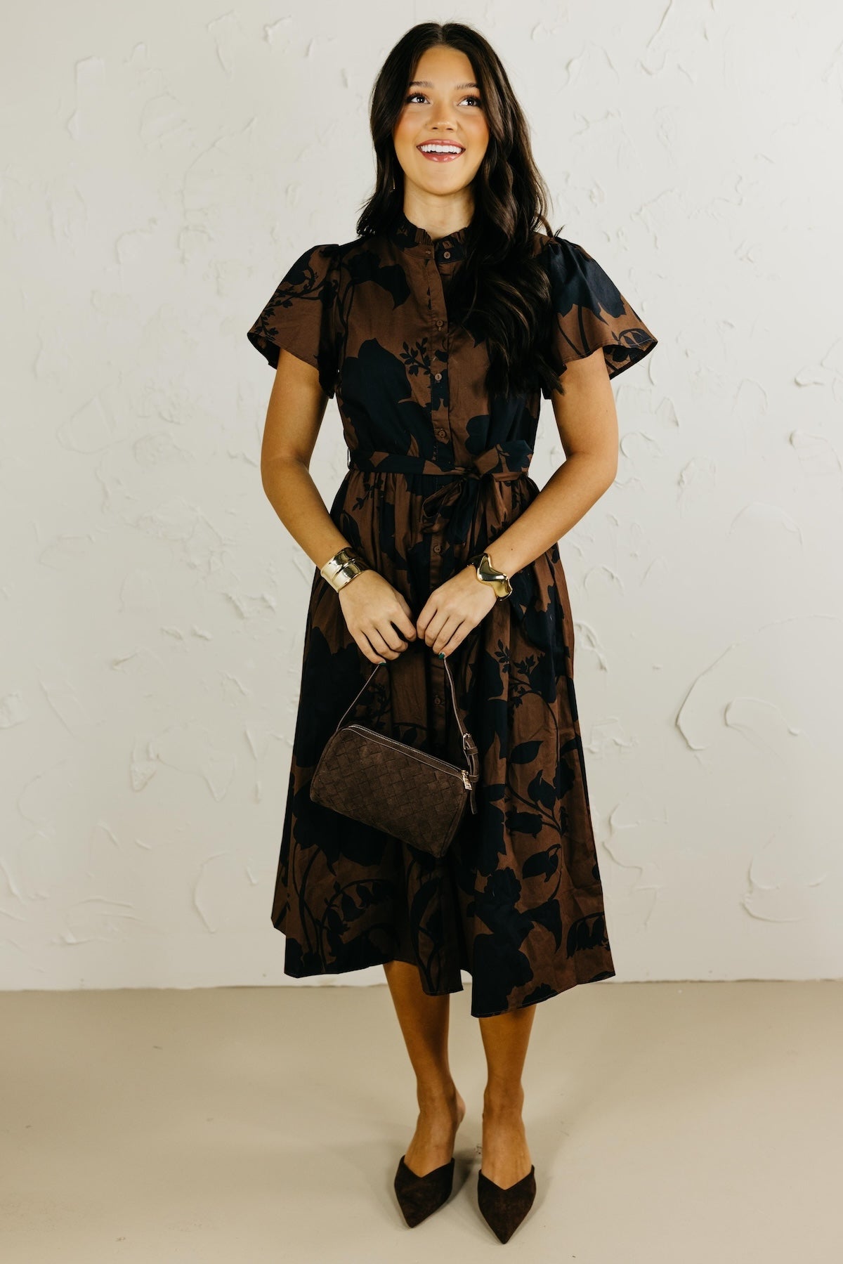 The Somerton Floral Midi Dress