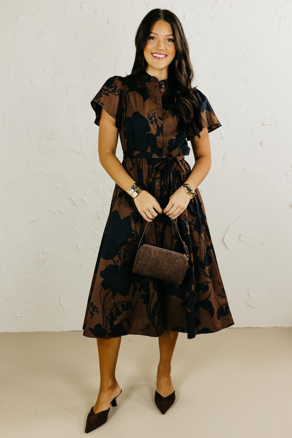 The Somerton Floral Midi Dress