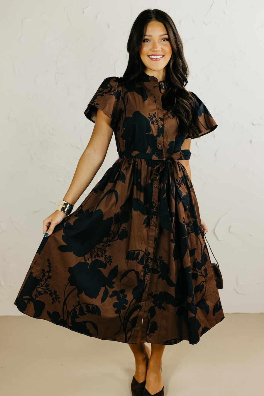 The Somerton Floral Midi Dress