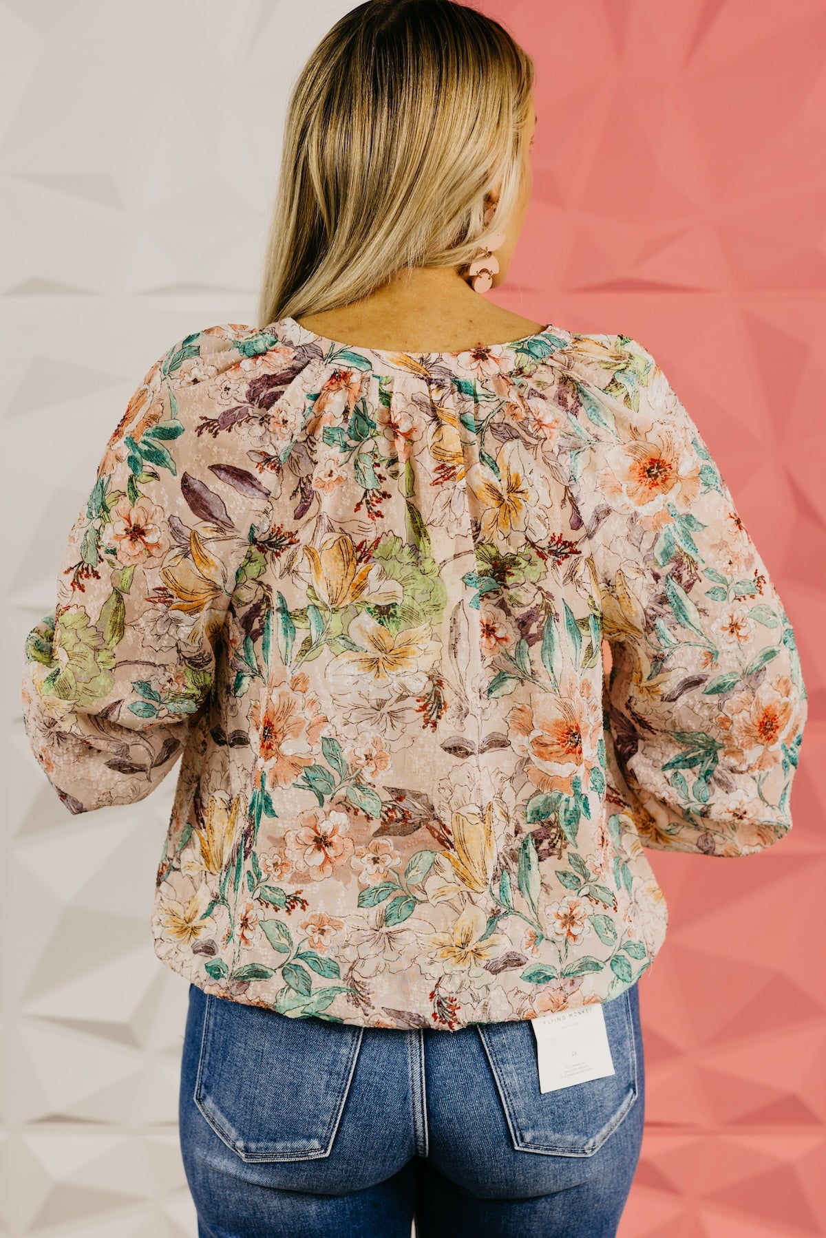 LoveStitch | The Joel Floral Button Down Blouse
