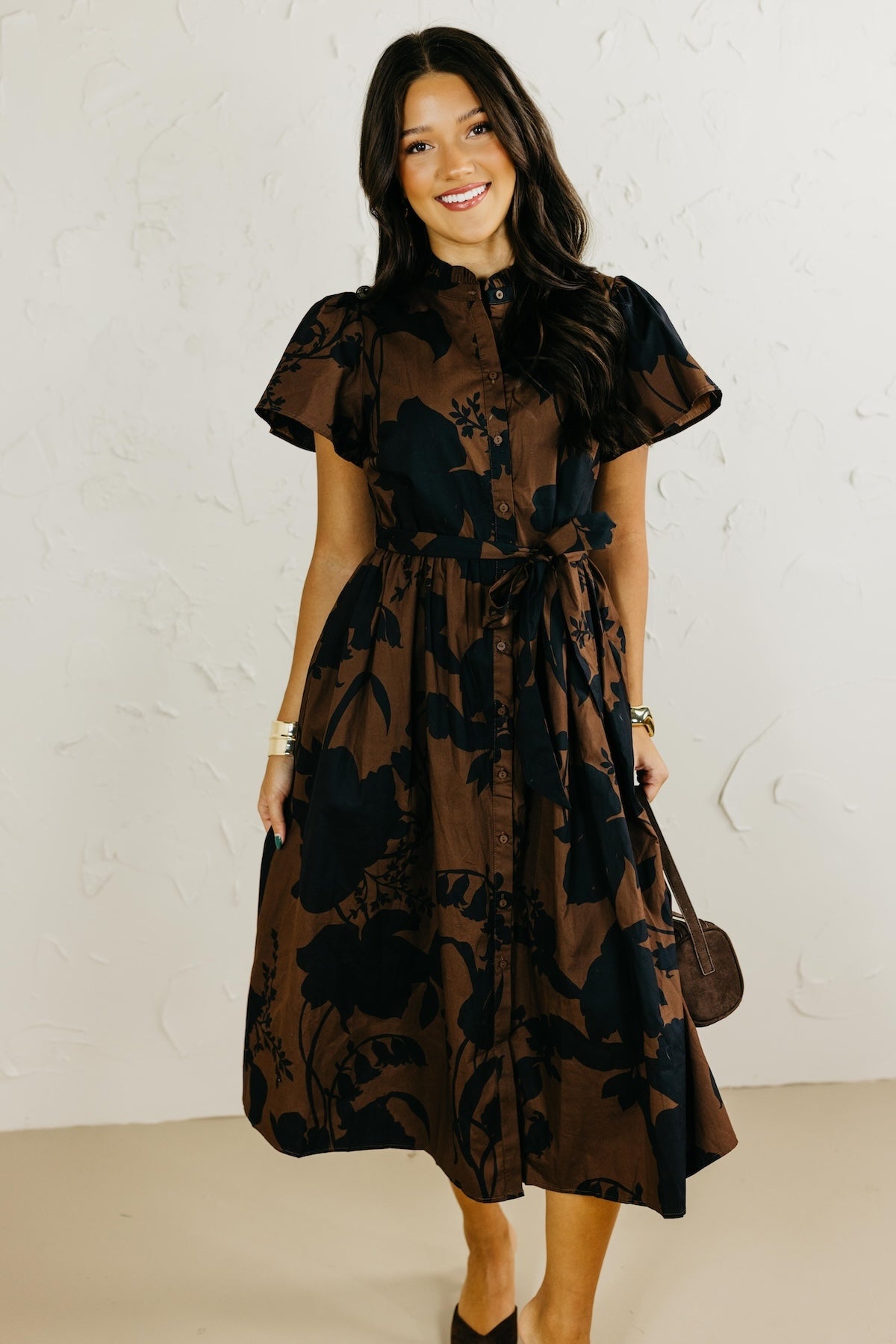 The Somerton Floral Midi Dress