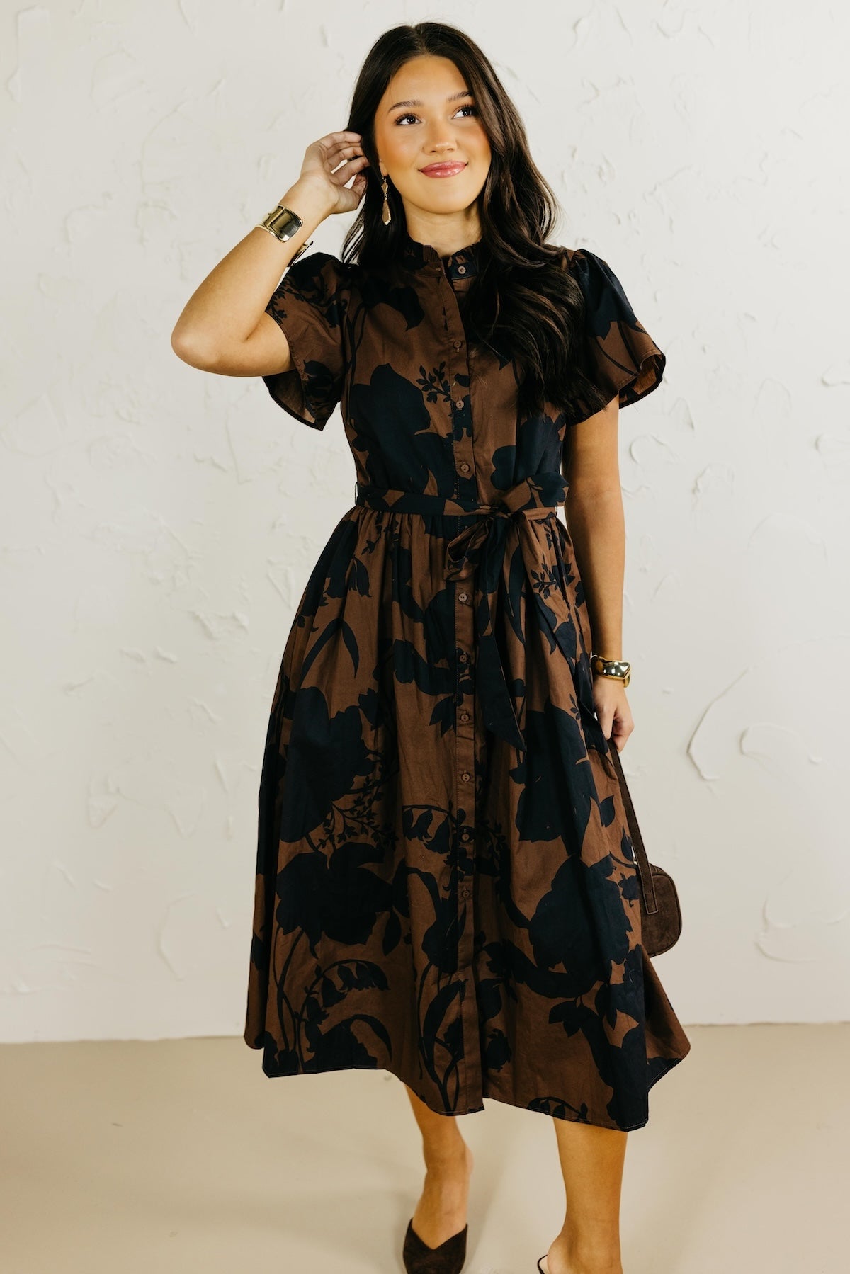 The Somerton Floral Midi Dress