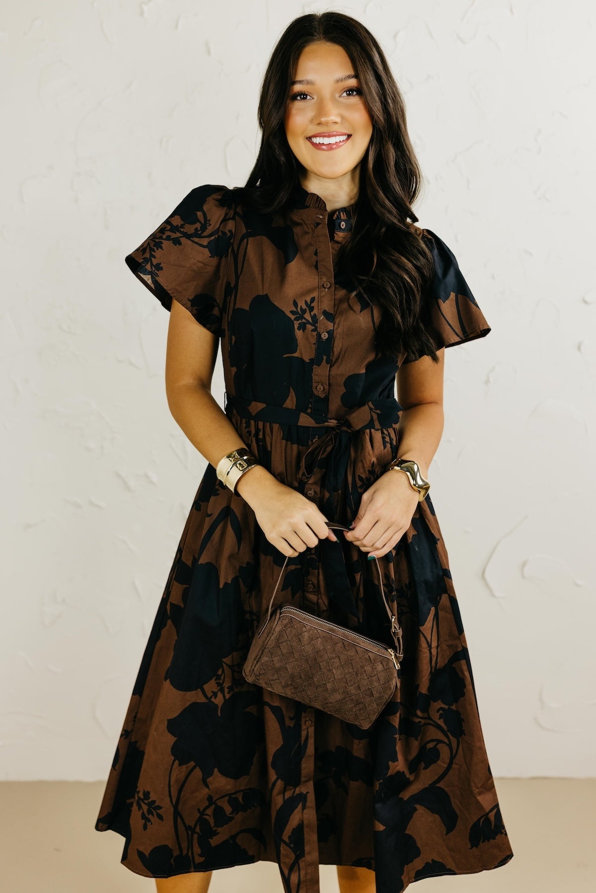 The Somerton Floral Midi Dress