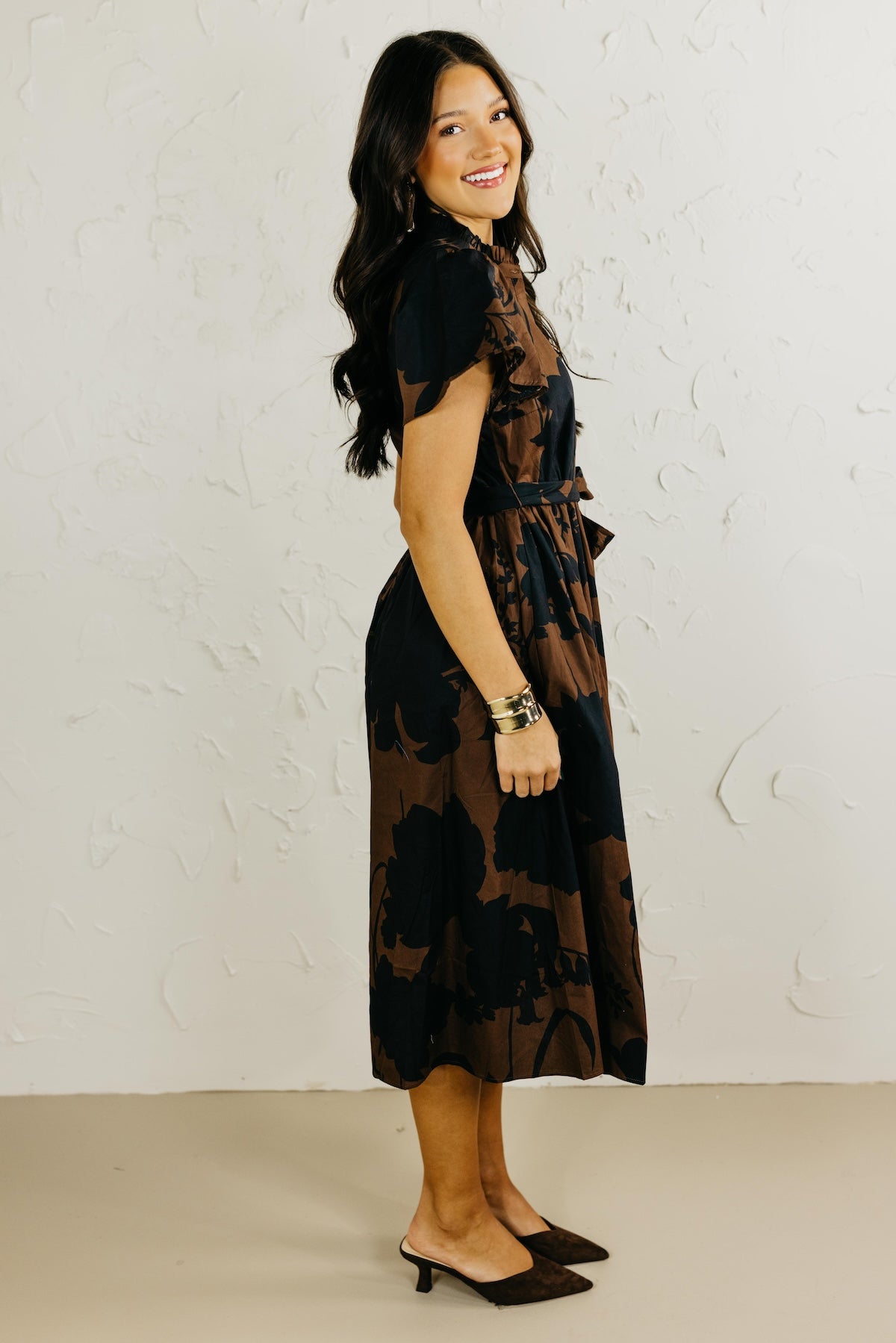 The Somerton Floral Midi Dress