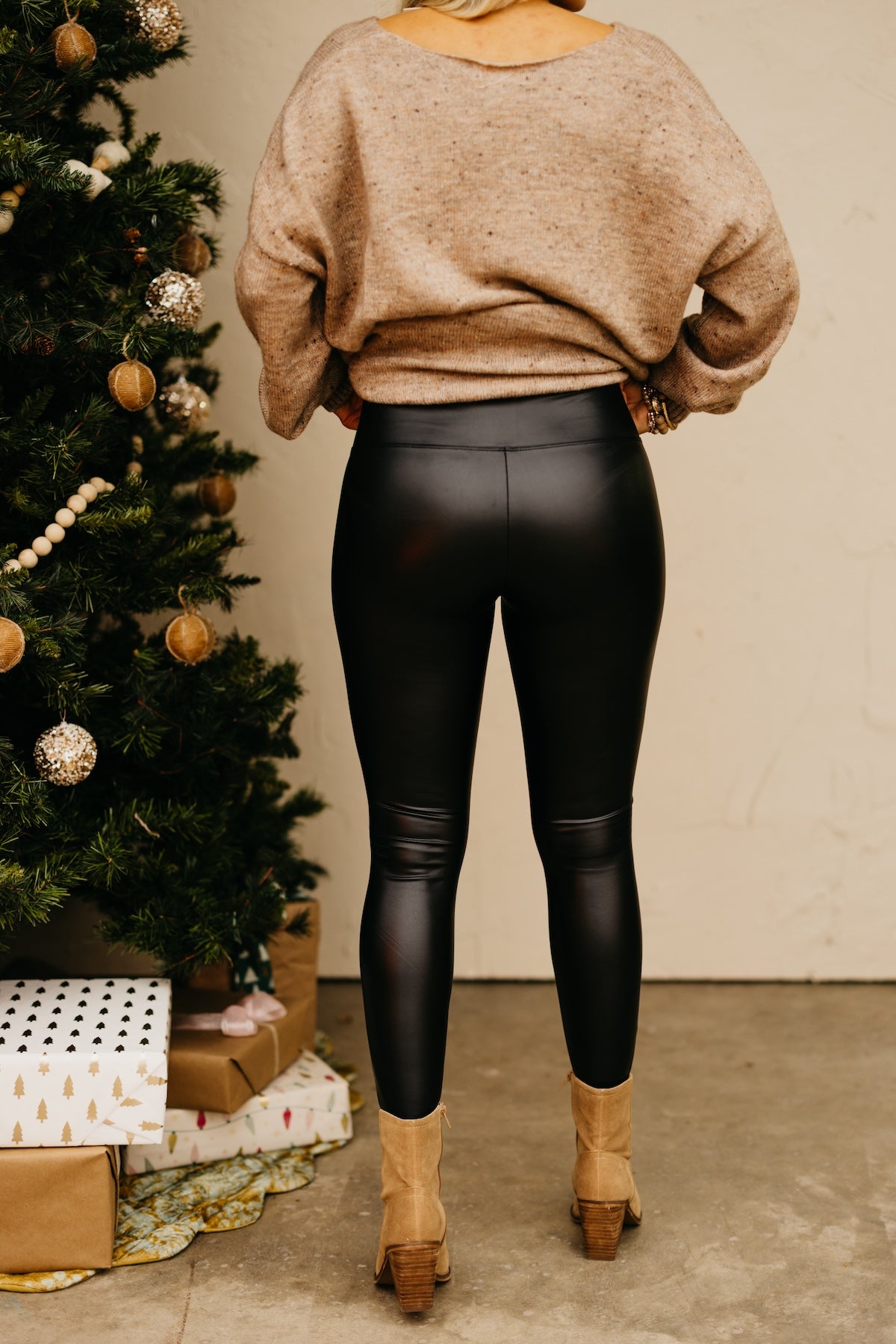 The Weston Faux Leather Leggings