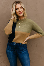 The Andrew Color Block Sweater