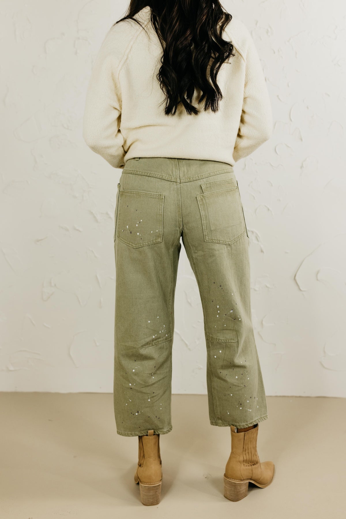 The Caster Painted Rope Barrel Denim