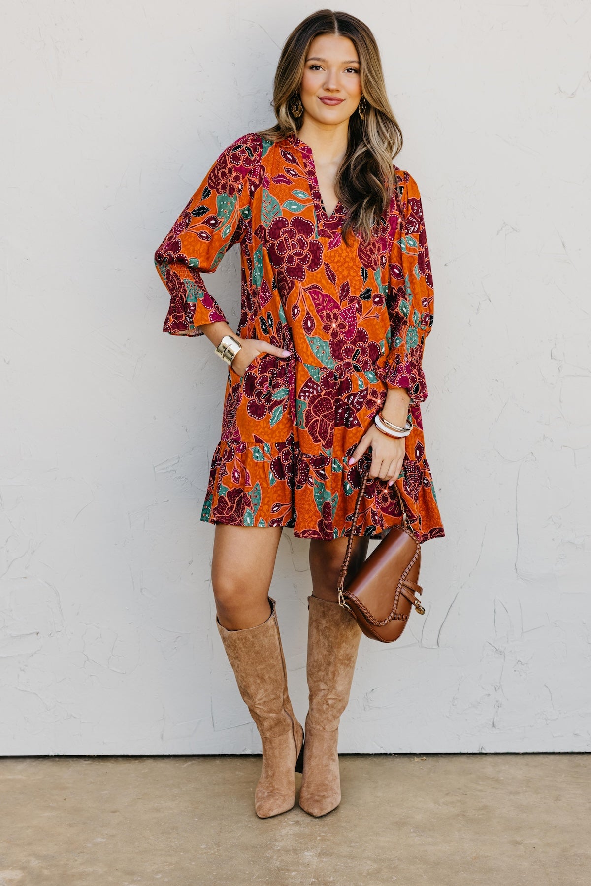 The Jessel Tiered Mini Dress