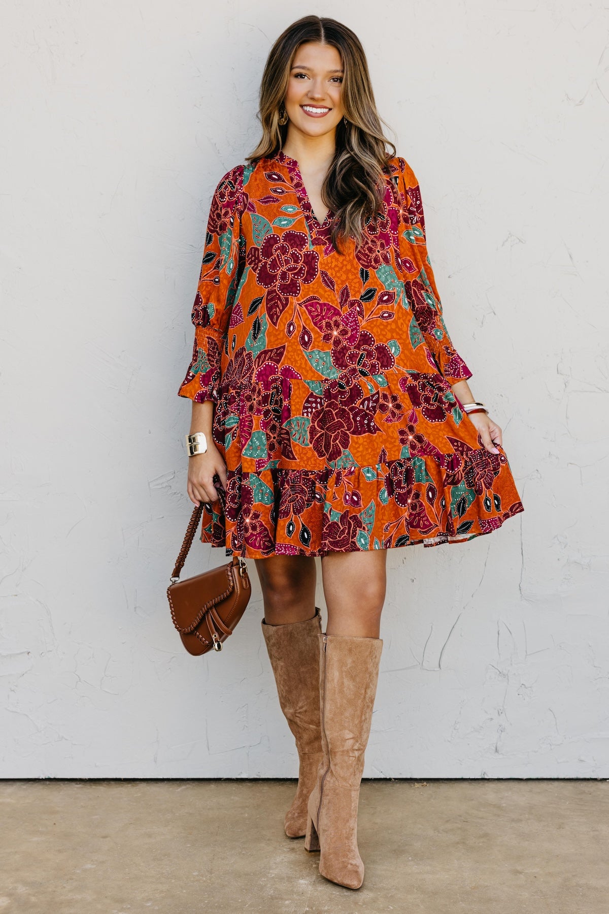 The Jessel Tiered Mini Dress