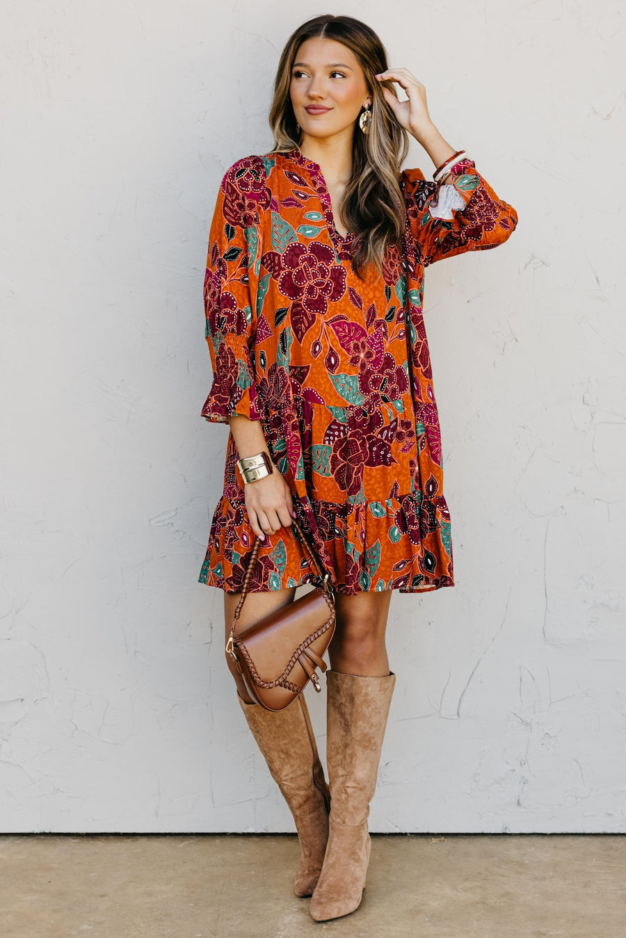 The Jessel Tiered Mini Dress