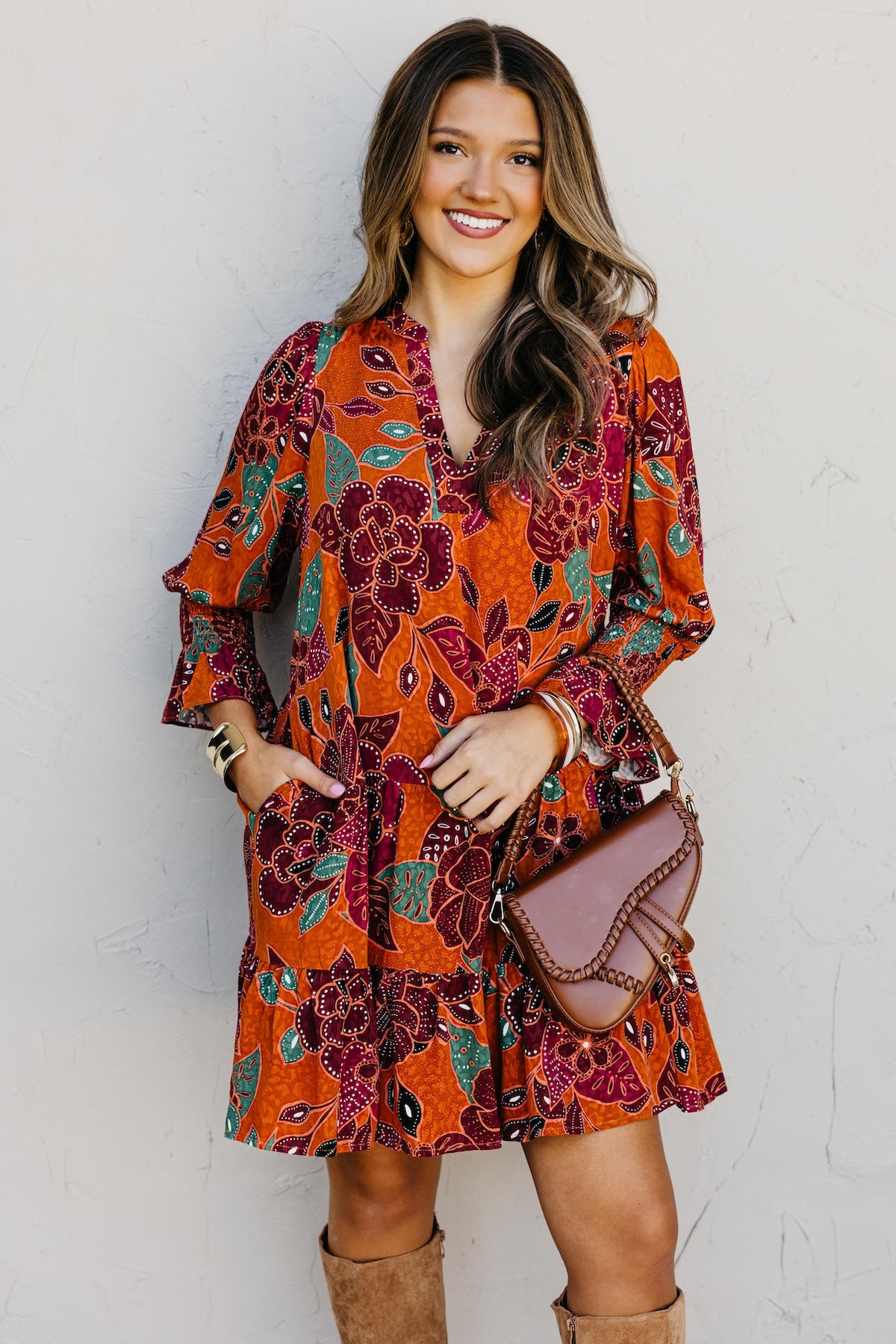 The Jessel Tiered Mini Dress