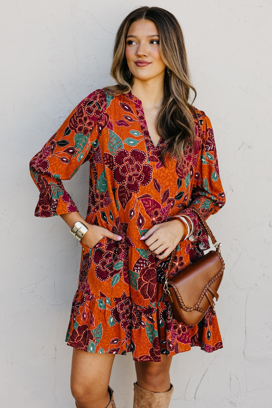 The Jessel Tiered Mini Dress
