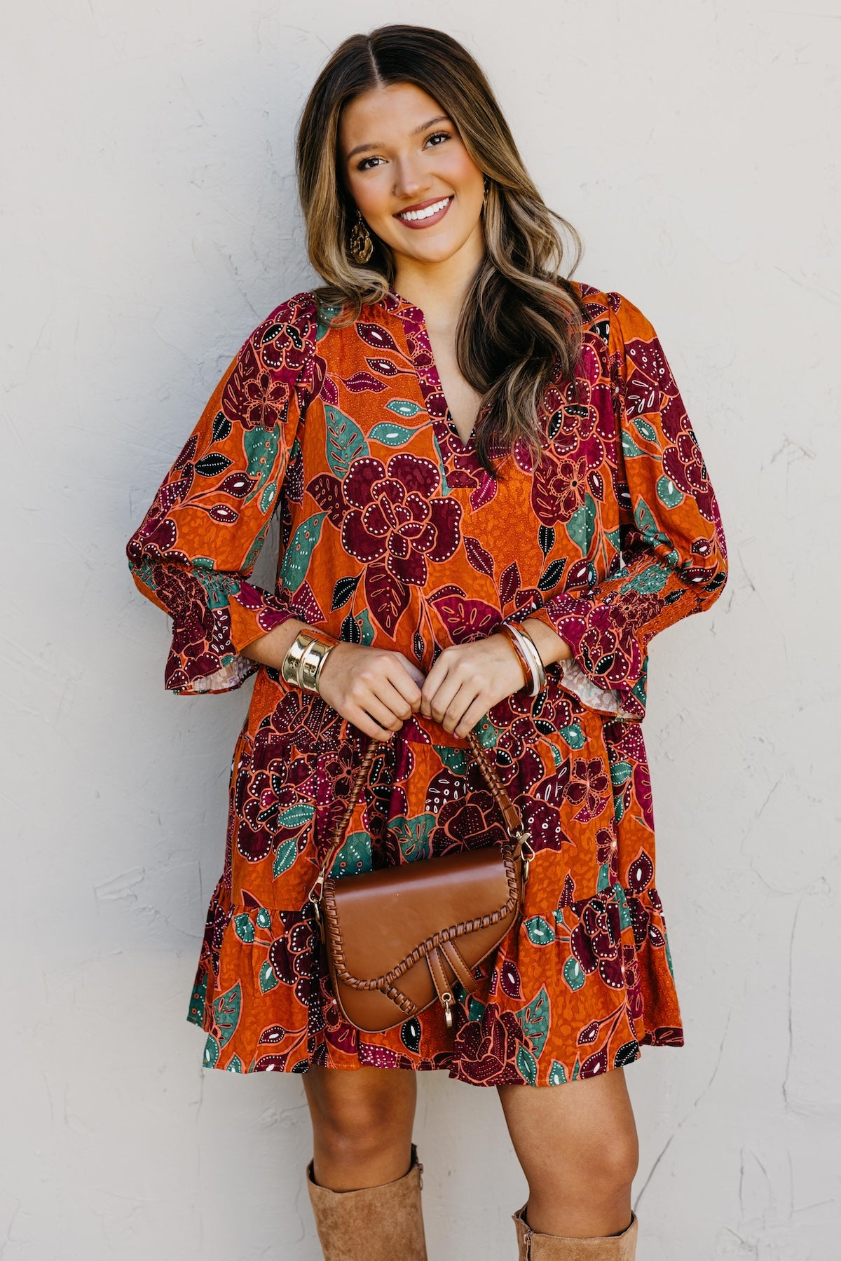 The Jessel Tiered Mini Dress
