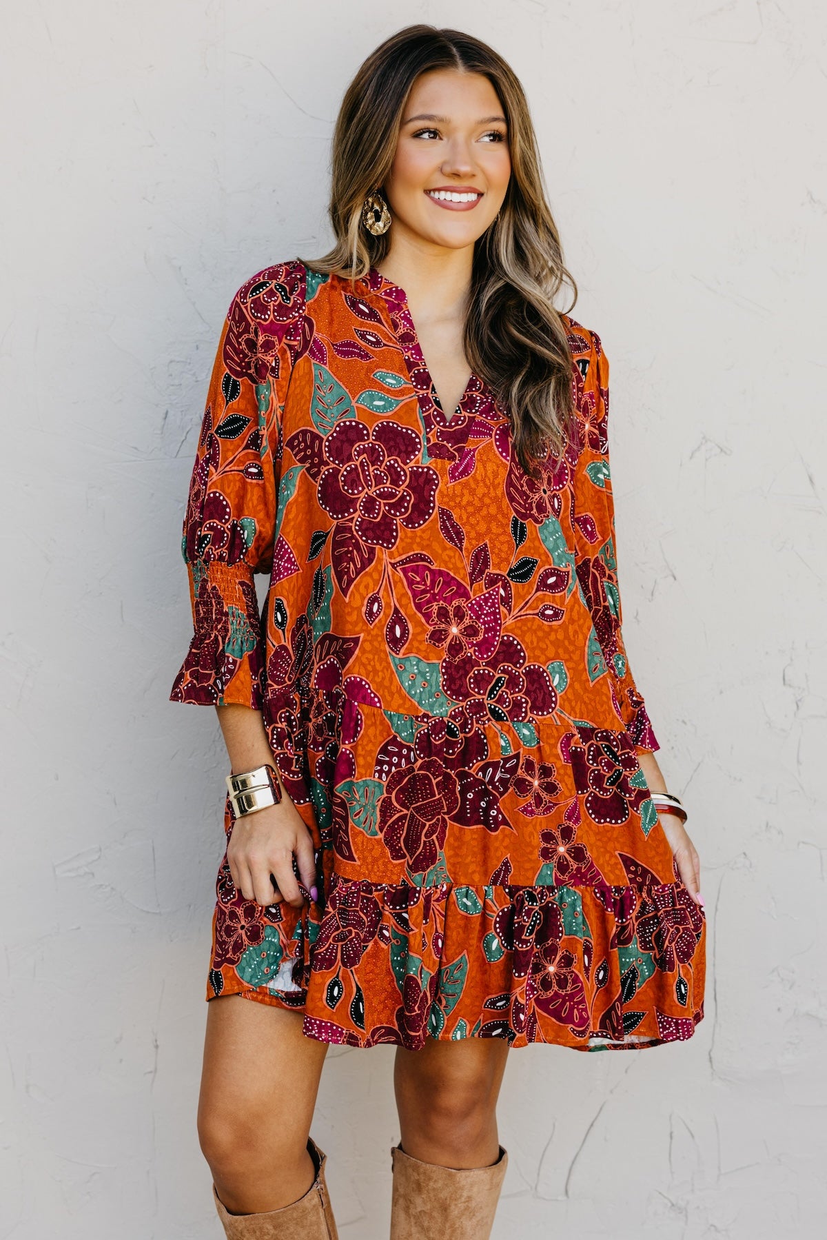 The Jessel Tiered Mini Dress