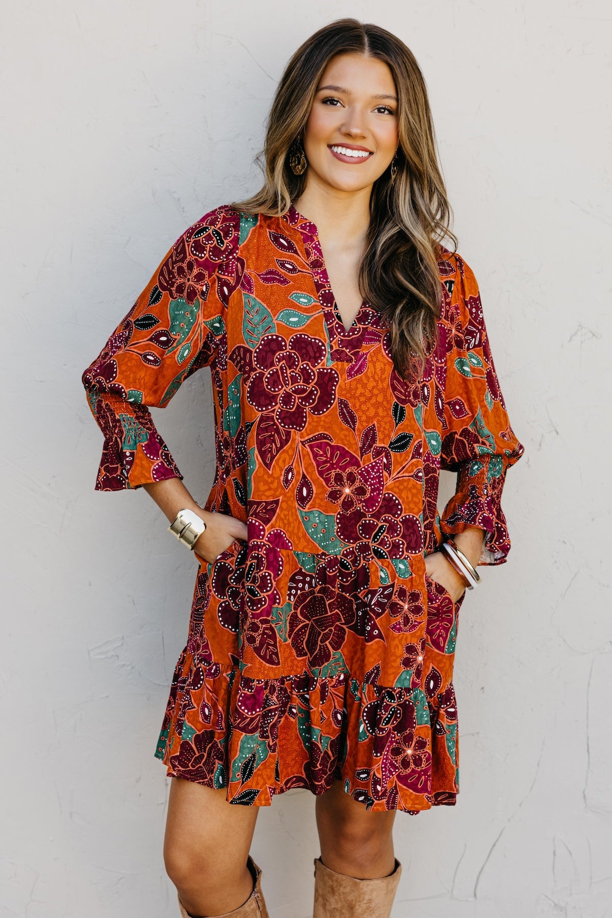 The Jessel Tiered Mini Dress