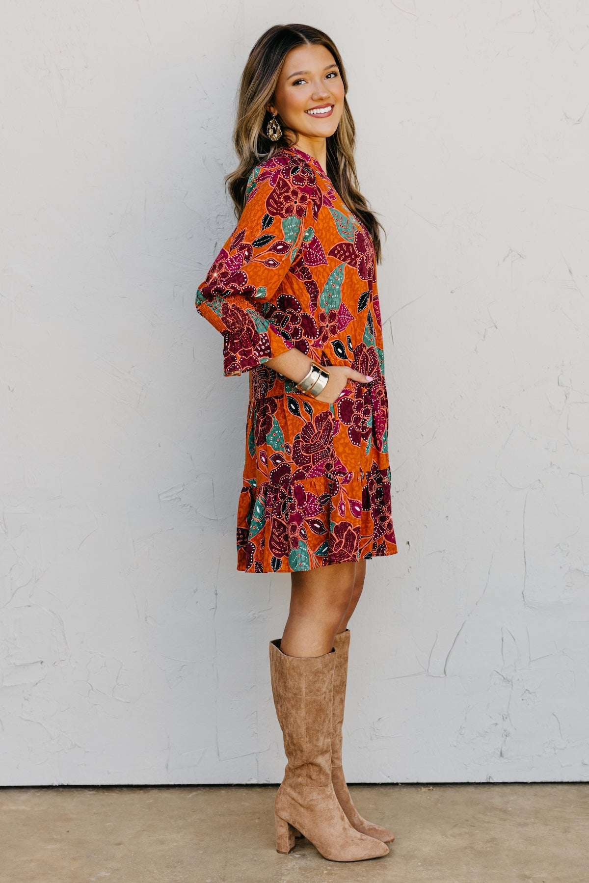 The Jessel Tiered Mini Dress