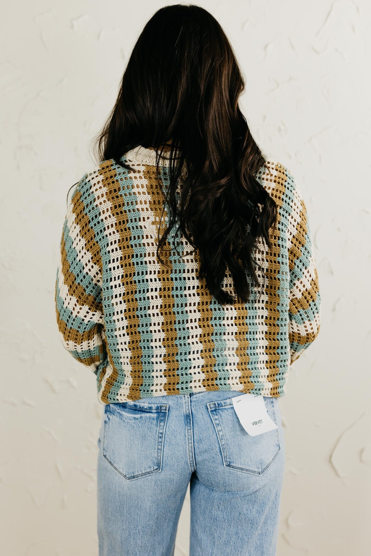 The Sheril Stripe Dolman Sweater