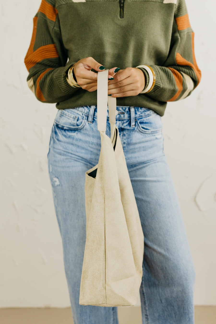 The Olyvia Suede Shoulder Bag