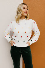 The Kase Gumdrop Pom Sweater