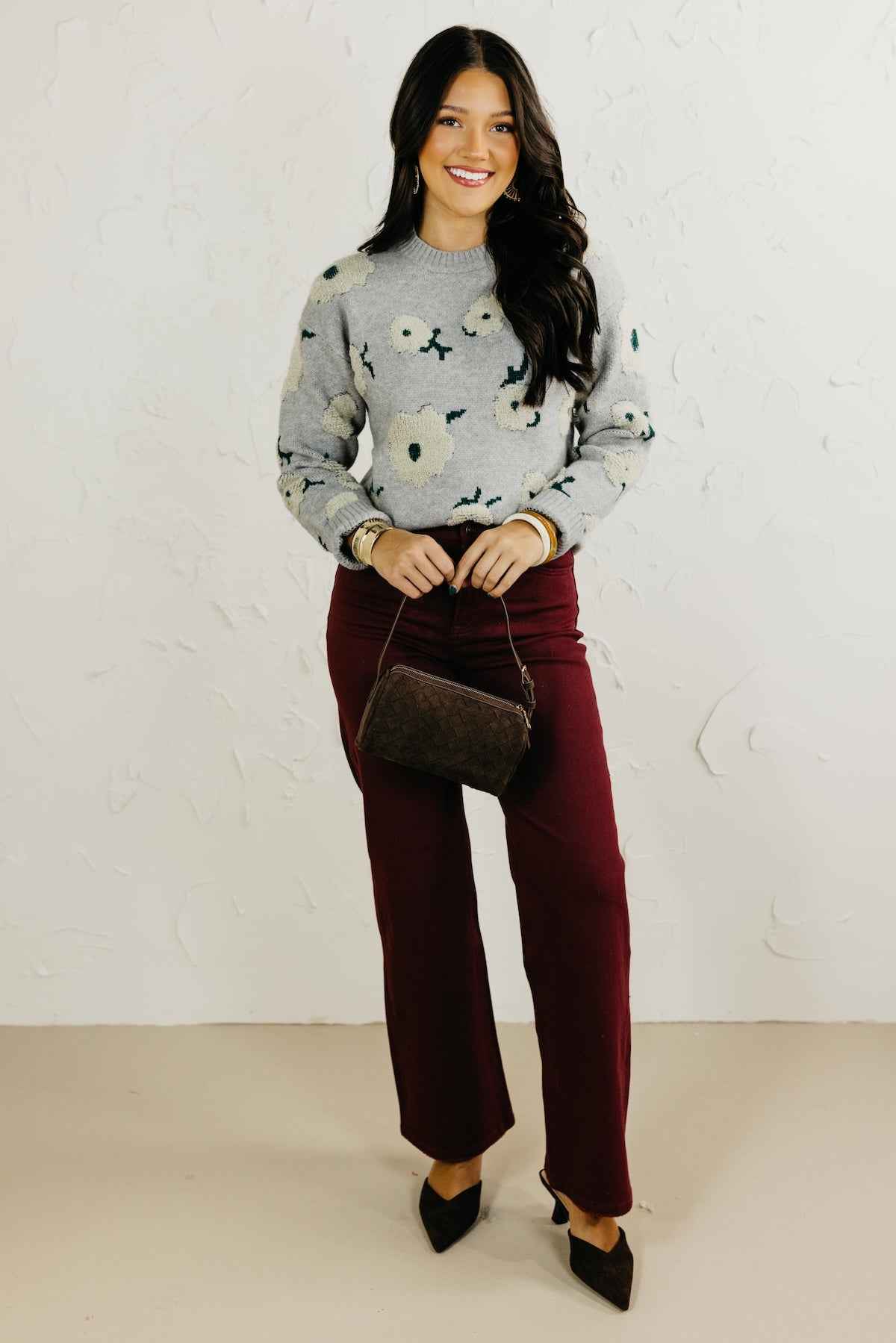 The Antonella Floral Embroidered Sweater