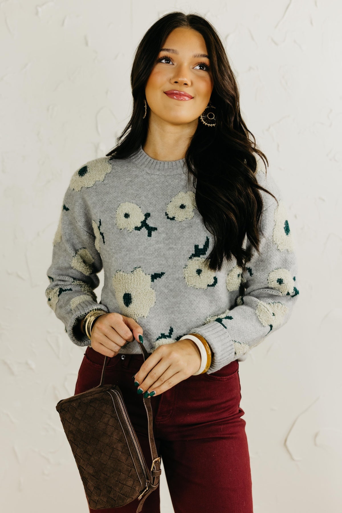 The Antonella Floral Embroidered Sweater
