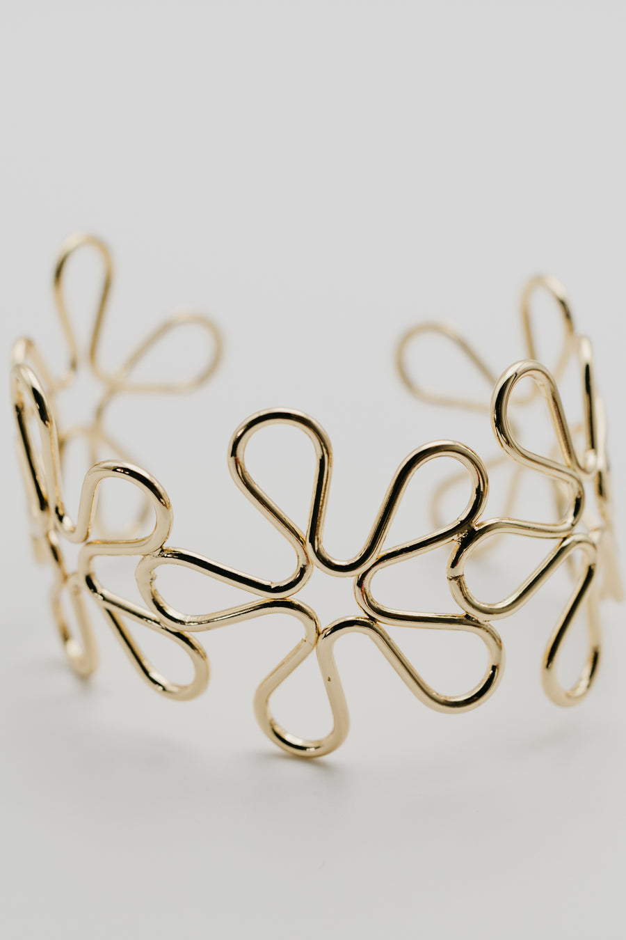 The Bennie Flower Cuff Bracelet