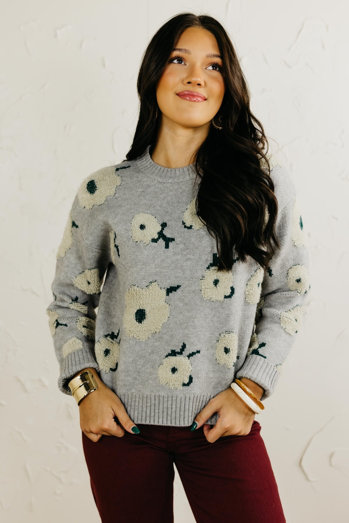 The Antonella Floral Embroidered Sweater