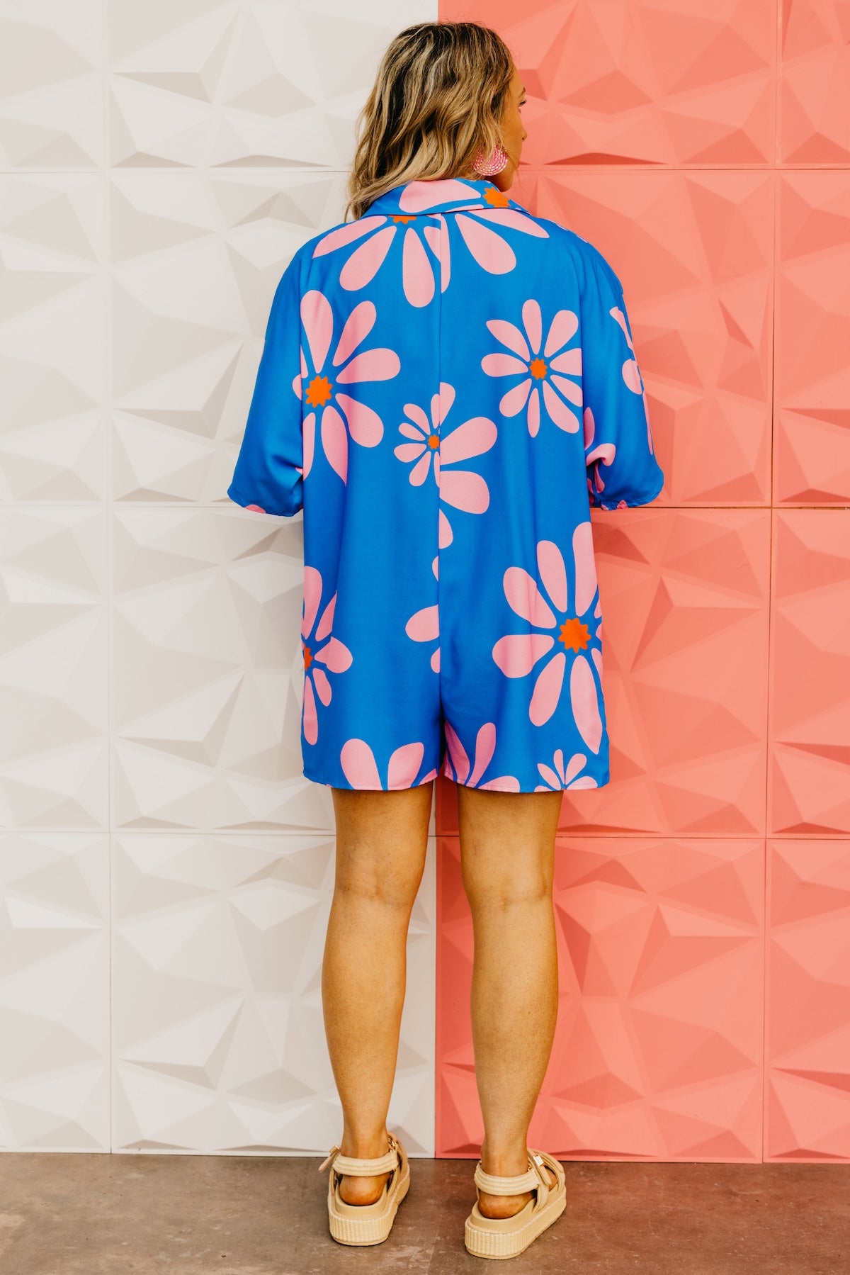 The Maddie Retro Floral Romper